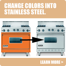 Convert Your Viking Appliance from Color to Stainless with Viking